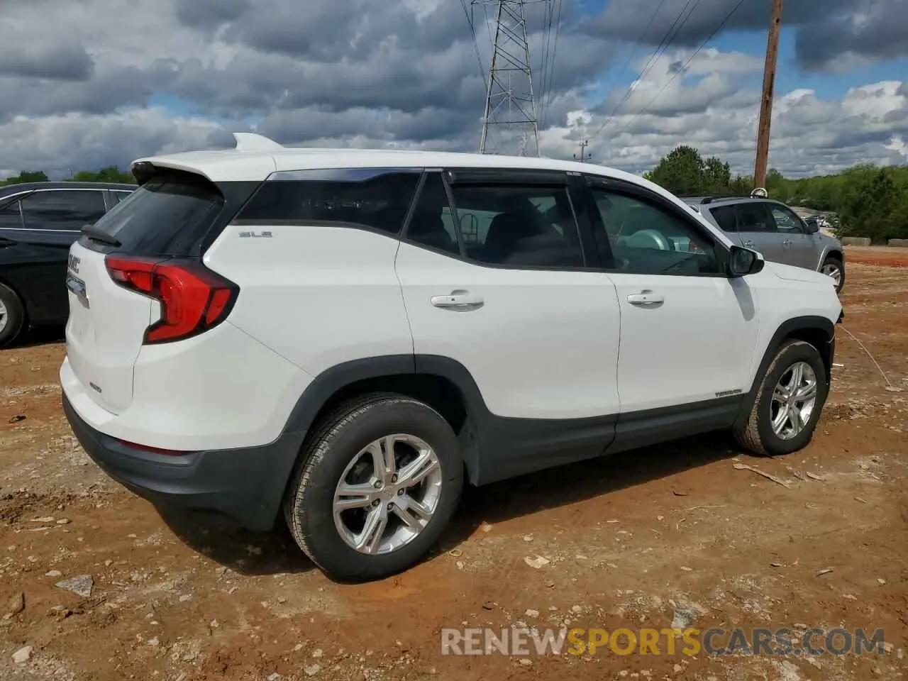 3 fotografías del automóvil dañado 3GKALTEV4LL139660 GMC TERRAIN 2020