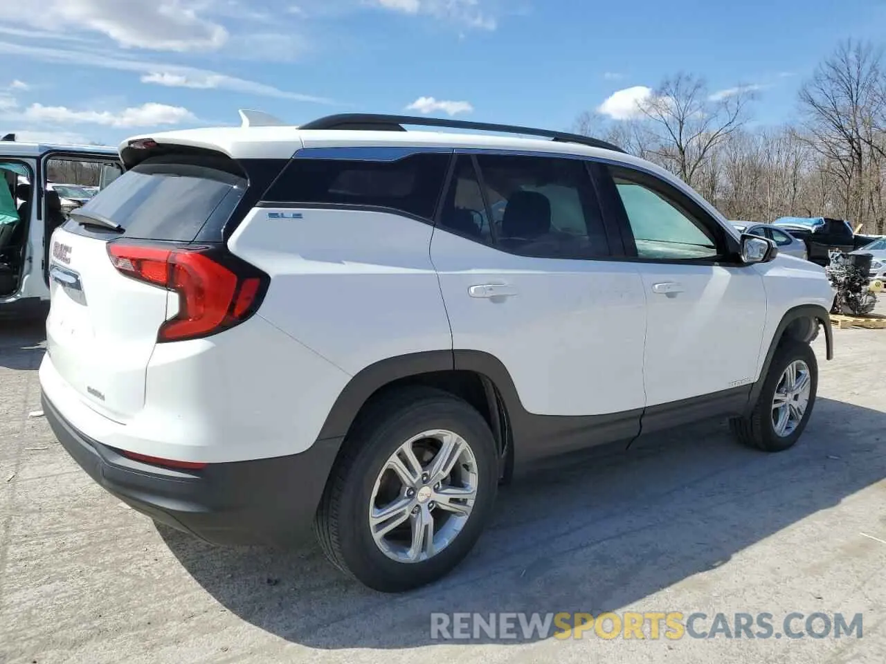 3 fotografías del automóvil dañado 3GKALTEV5LL306303 GMC TERRAIN 2020