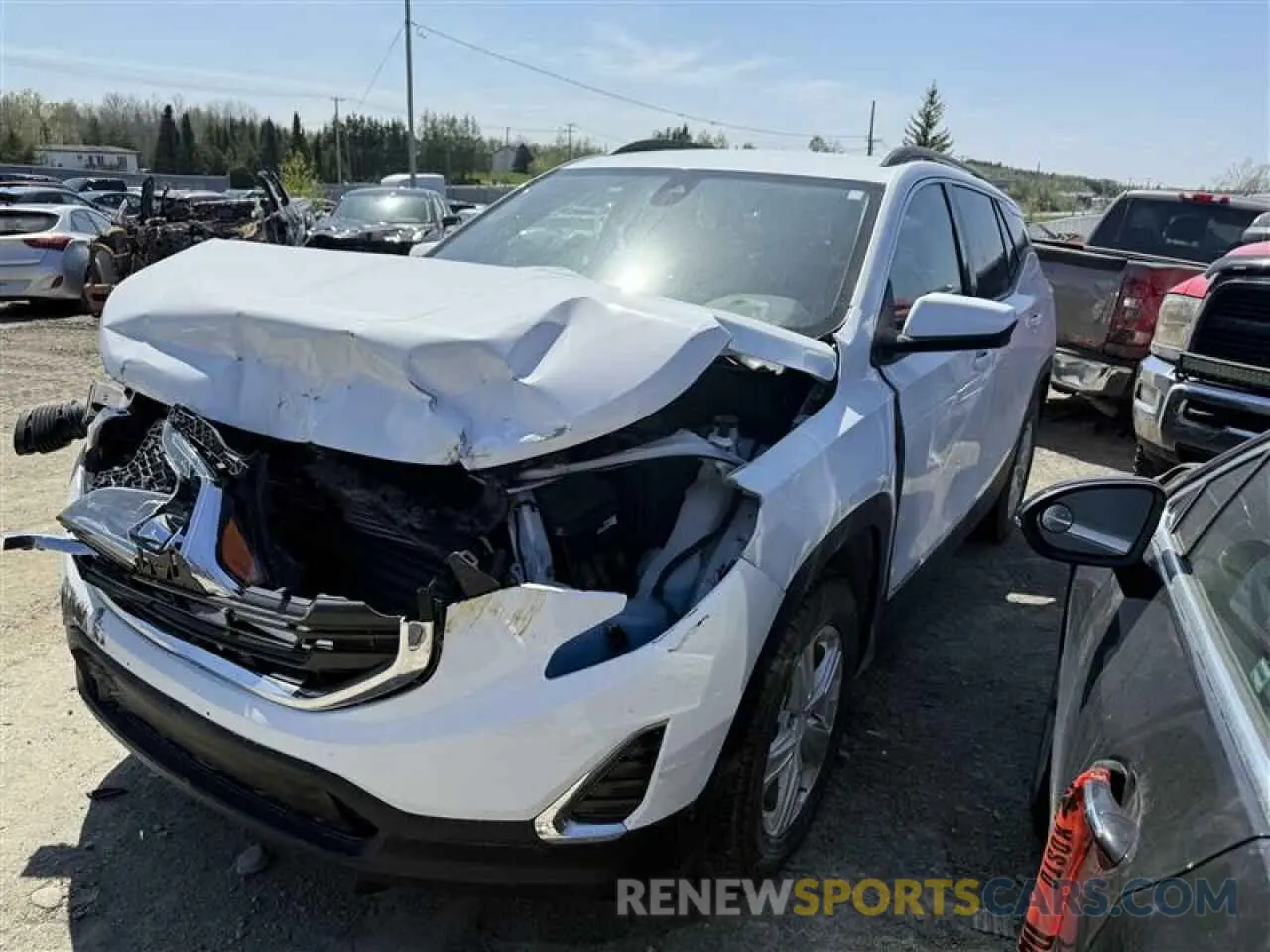 1 fotografías del automóvil dañado 3GKALTEV6LL119894 GMC TERRAIN 2020
