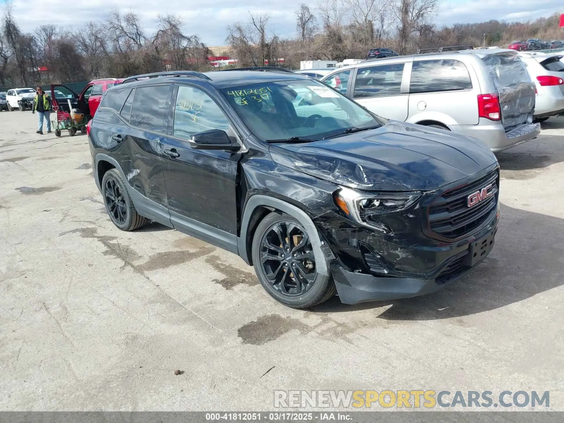 1 fotografías del automóvil dañado 3GKALTEV6LL232566 GMC TERRAIN 2020
