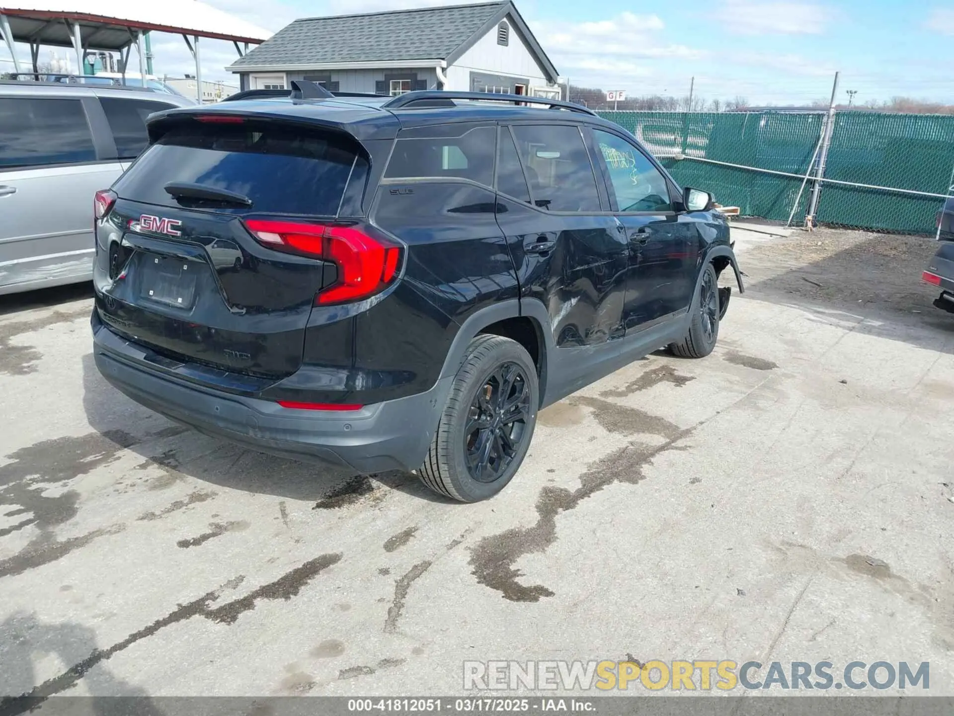 4 fotografías del automóvil dañado 3GKALTEV6LL232566 GMC TERRAIN 2020