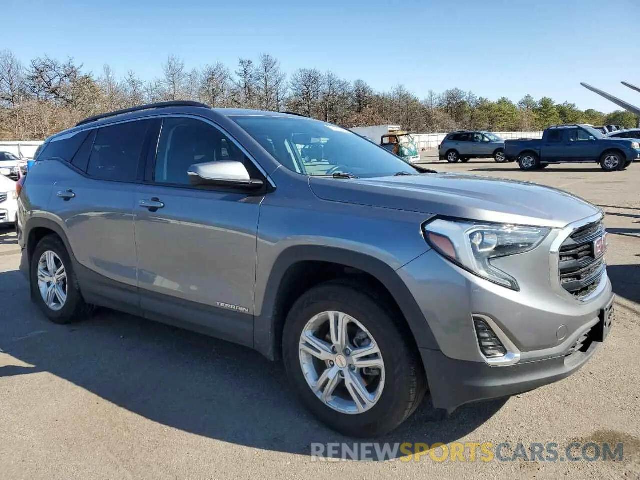 4 fotografías del automóvil dañado 3GKALTEV7LL178050 GMC TERRAIN 2020