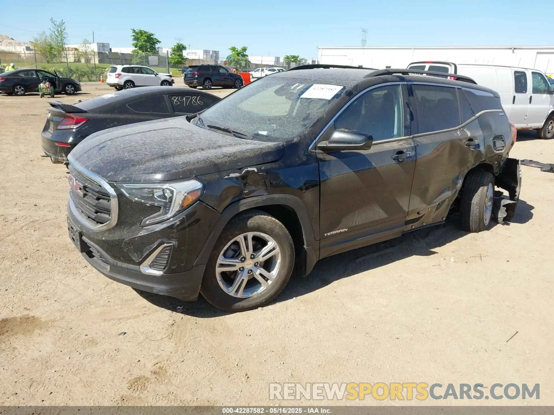 2 fotografías del automóvil dañado 3GKALTEV8LL119587 GMC TERRAIN 2020