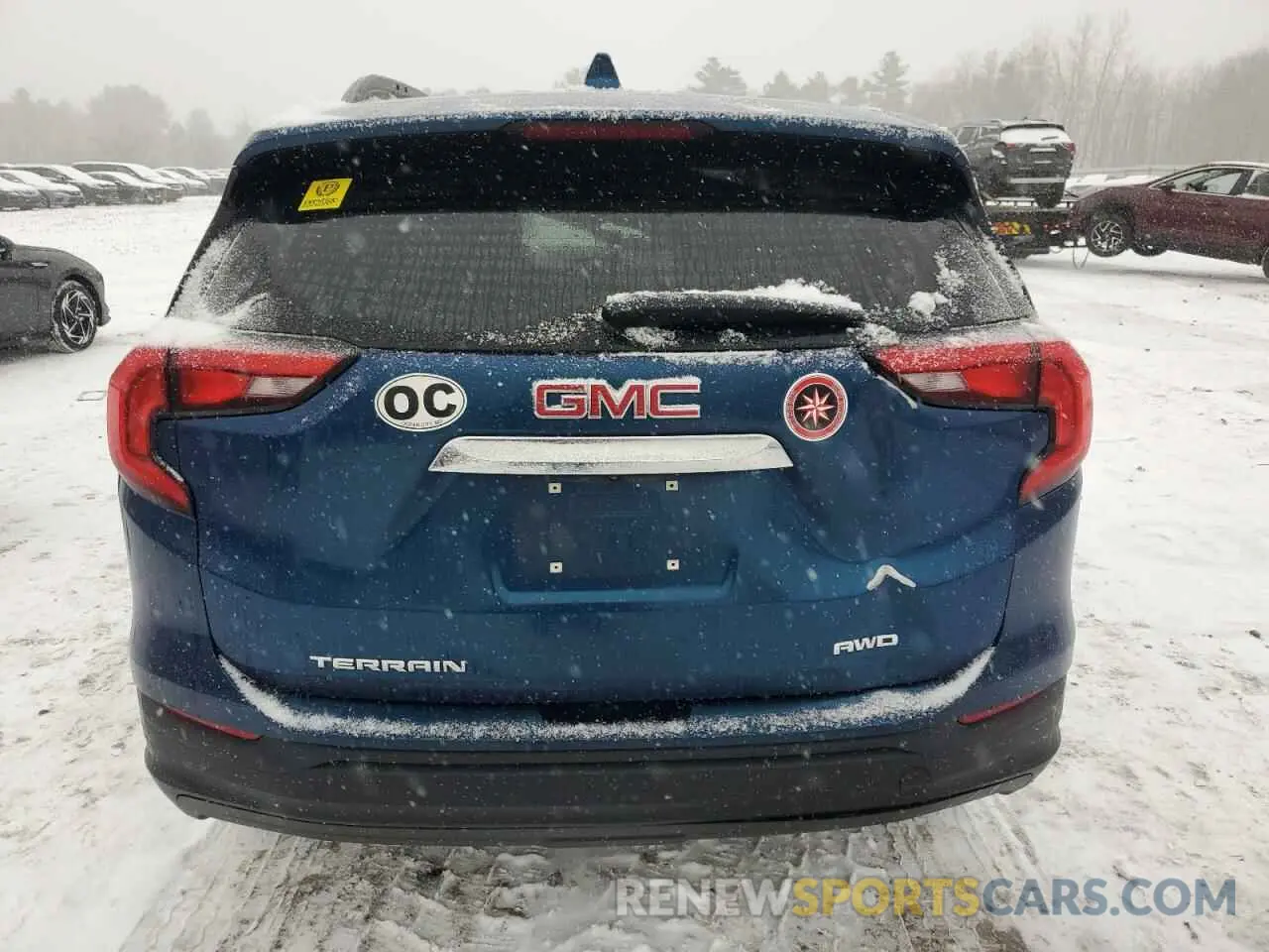 6 fotografías del automóvil dañado 3GKALTEV8LL179112 GMC TERRAIN 2020