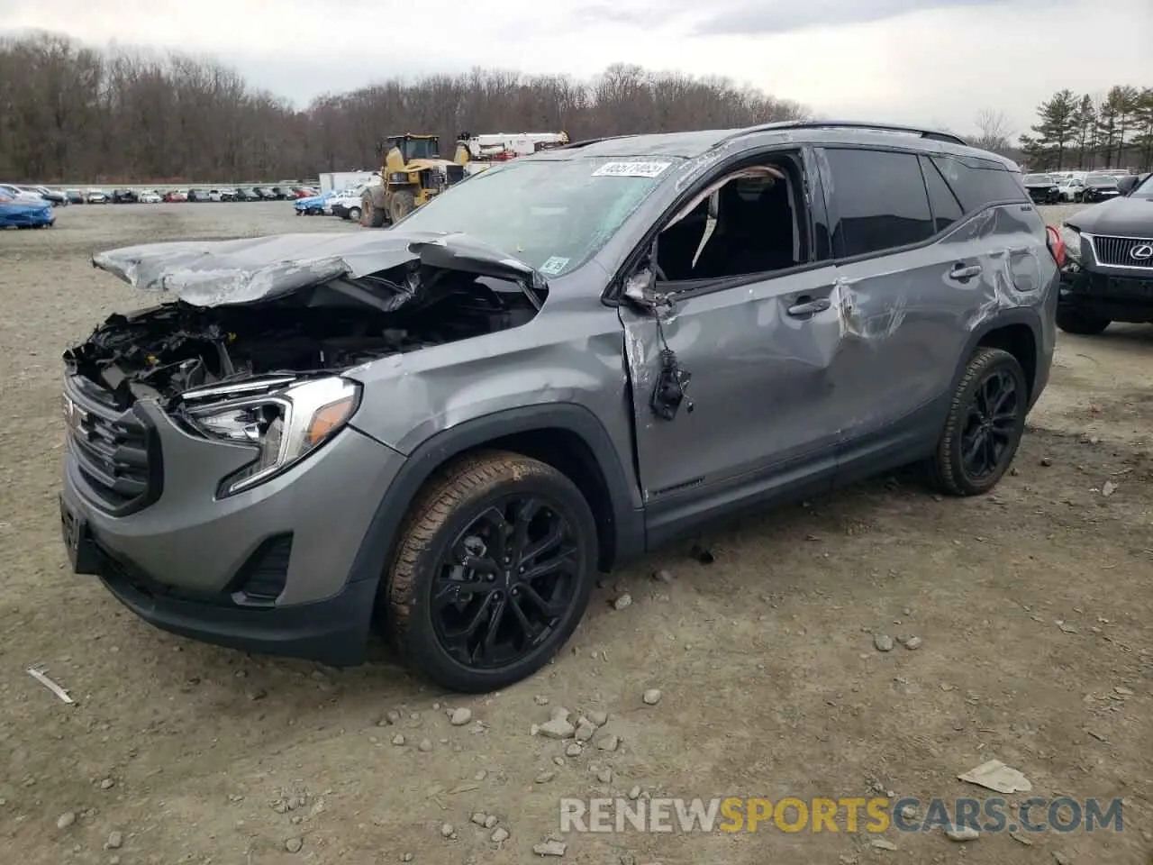 1 fotografías del automóvil dañado 3GKALTEV8LL203571 GMC TERRAIN 2020