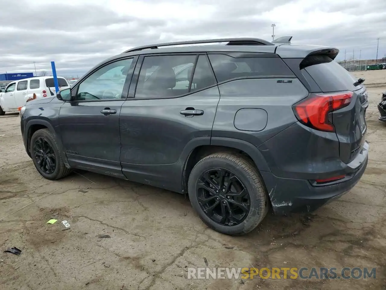2 fotografías del automóvil dañado 3GKALTEV8LL226896 GMC TERRAIN 2020