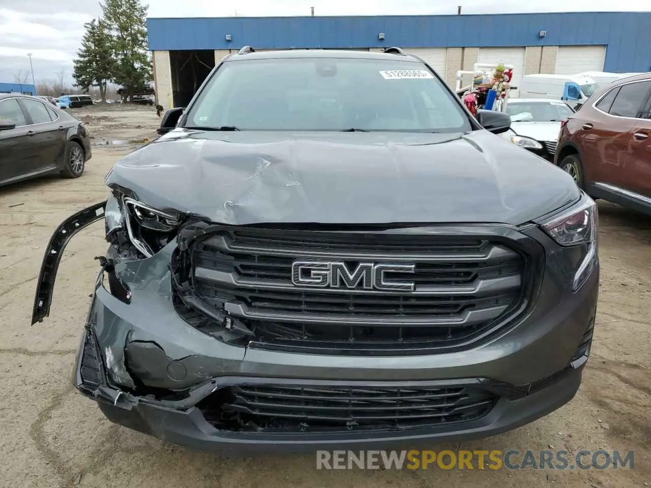 5 fotografías del automóvil dañado 3GKALTEV8LL226896 GMC TERRAIN 2020