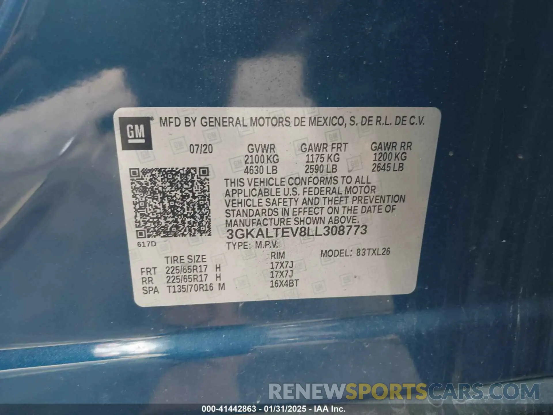 9 fotografías del automóvil dañado 3GKALTEV8LL308773 GMC TERRAIN 2020