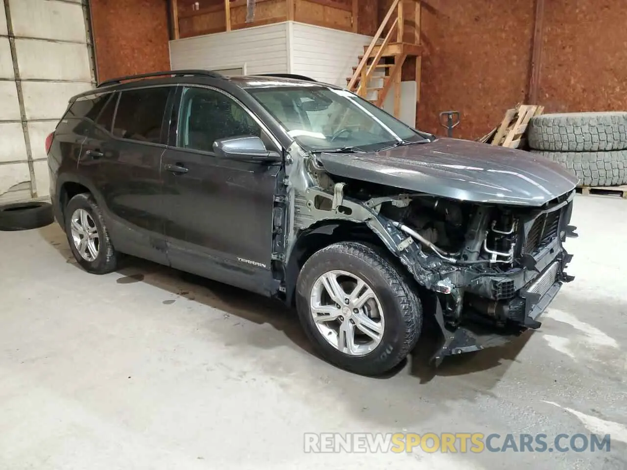 4 fotografías del automóvil dañado 3GKALTEV9LL177272 GMC TERRAIN 2020