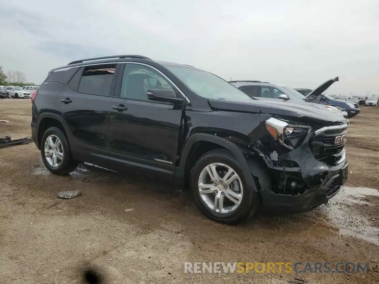 4 fotografías del automóvil dañado 3GKALTEV9LL339448 GMC TERRAIN 2020