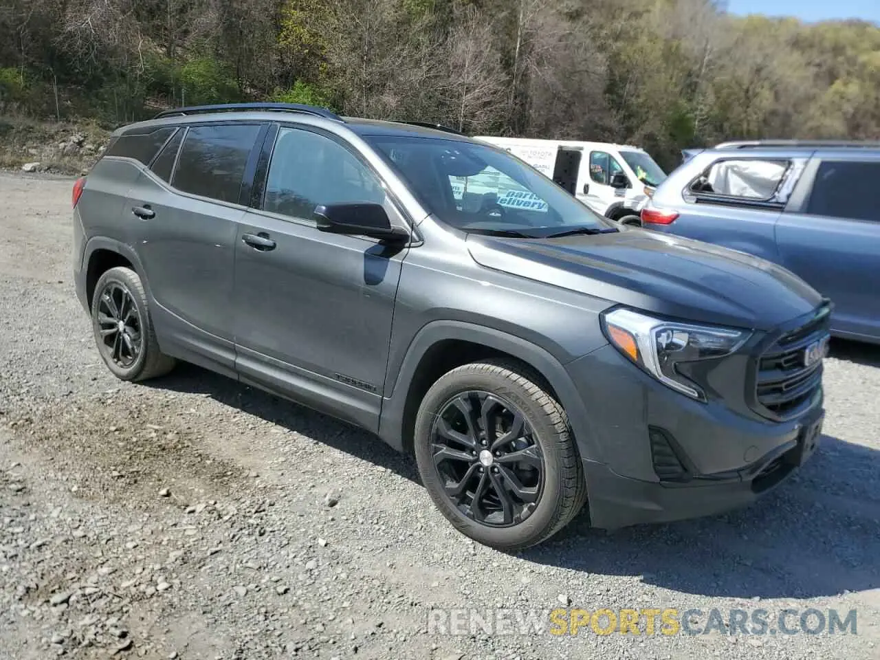 4 fotografías del automóvil dañado 3GKALTEVXLL127559 GMC TERRAIN 2020