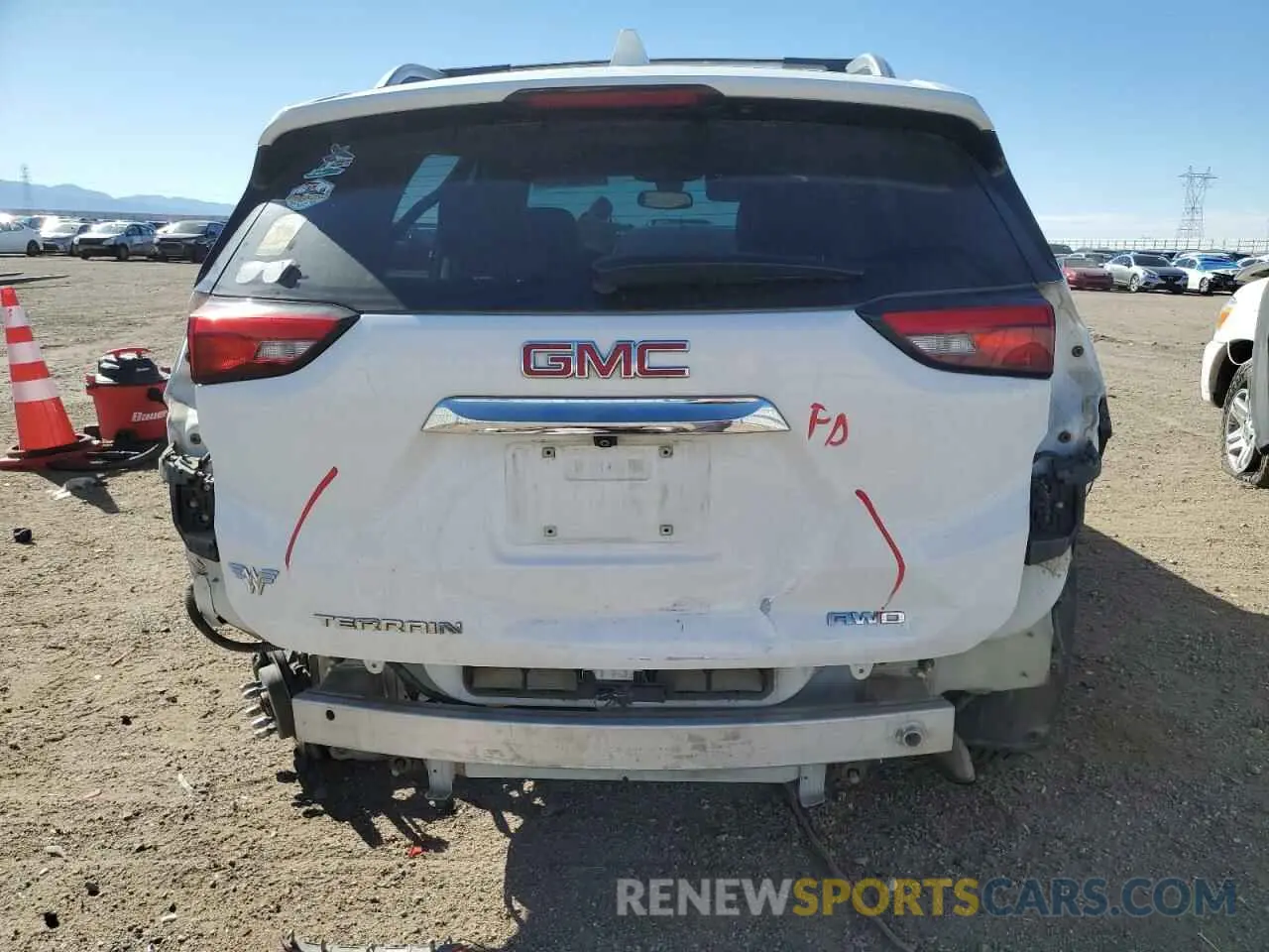6 fotografías del automóvil dañado 3GKALVEV0LL207187 GMC TERRAIN 2020