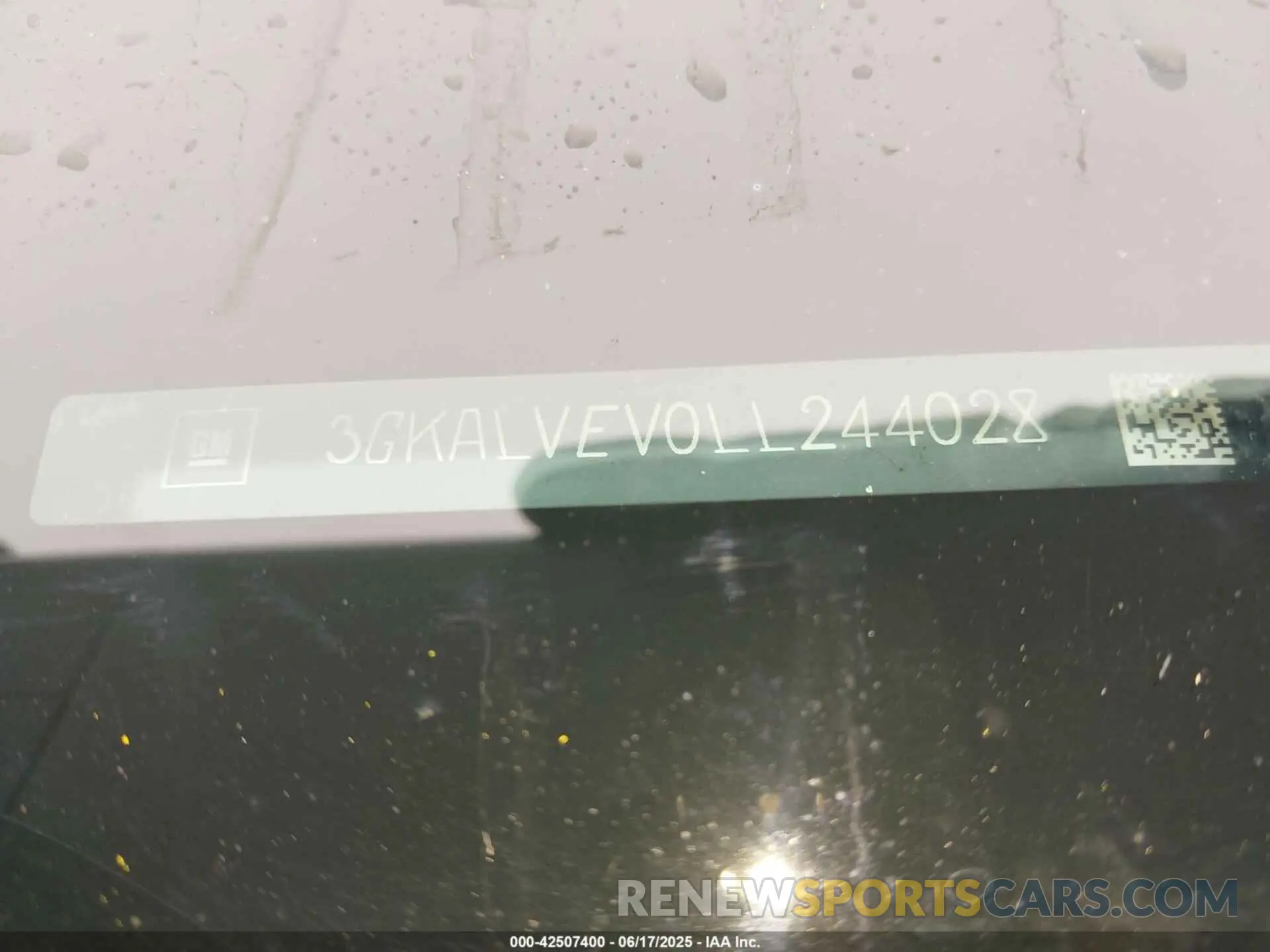 17 fotografías del automóvil dañado 3GKALVEV0LL244028 GMC TERRAIN 2020