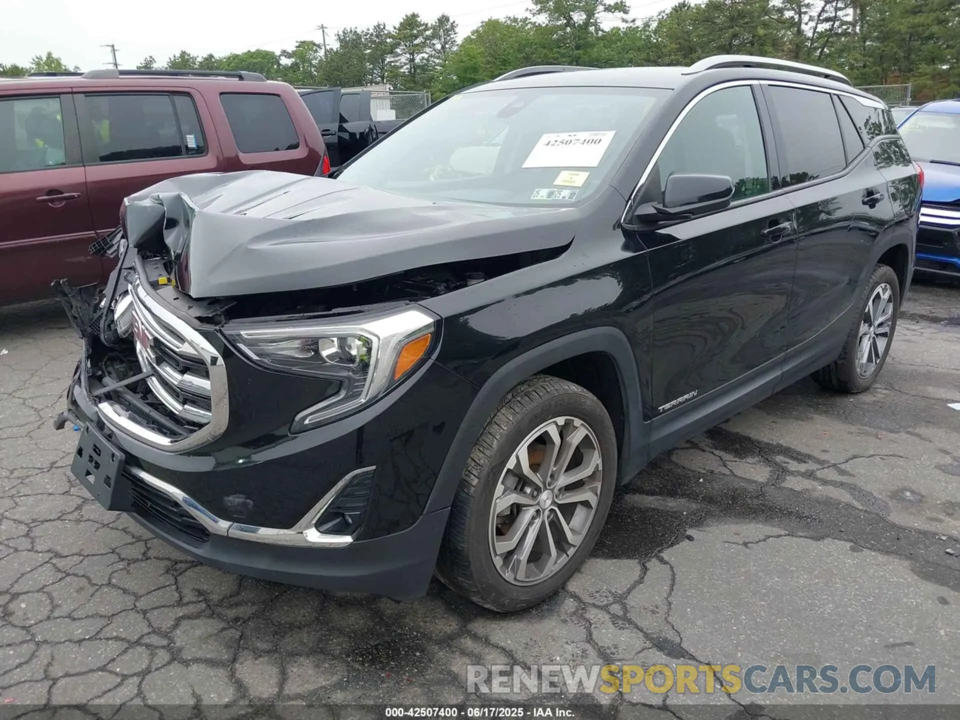 2 fotografías del automóvil dañado 3GKALVEV0LL244028 GMC TERRAIN 2020