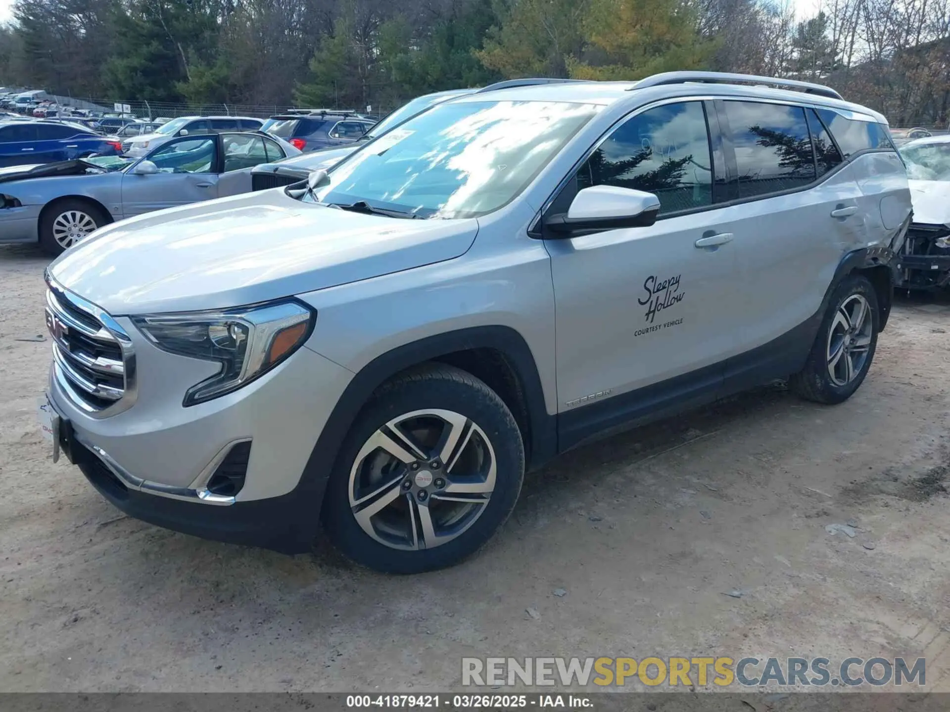 2 fotografías del automóvil dañado 3GKALVEV0LL246880 GMC TERRAIN 2020
