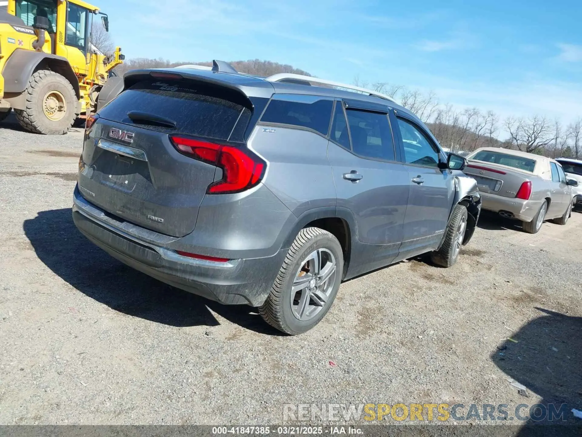 4 fotografías del automóvil dañado 3GKALVEV0LL256695 GMC TERRAIN 2020