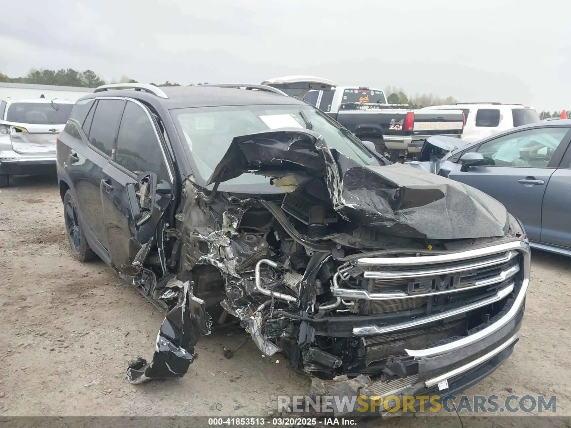 1 fotografías del automóvil dañado 3GKALVEV0LL277756 GMC TERRAIN 2020
