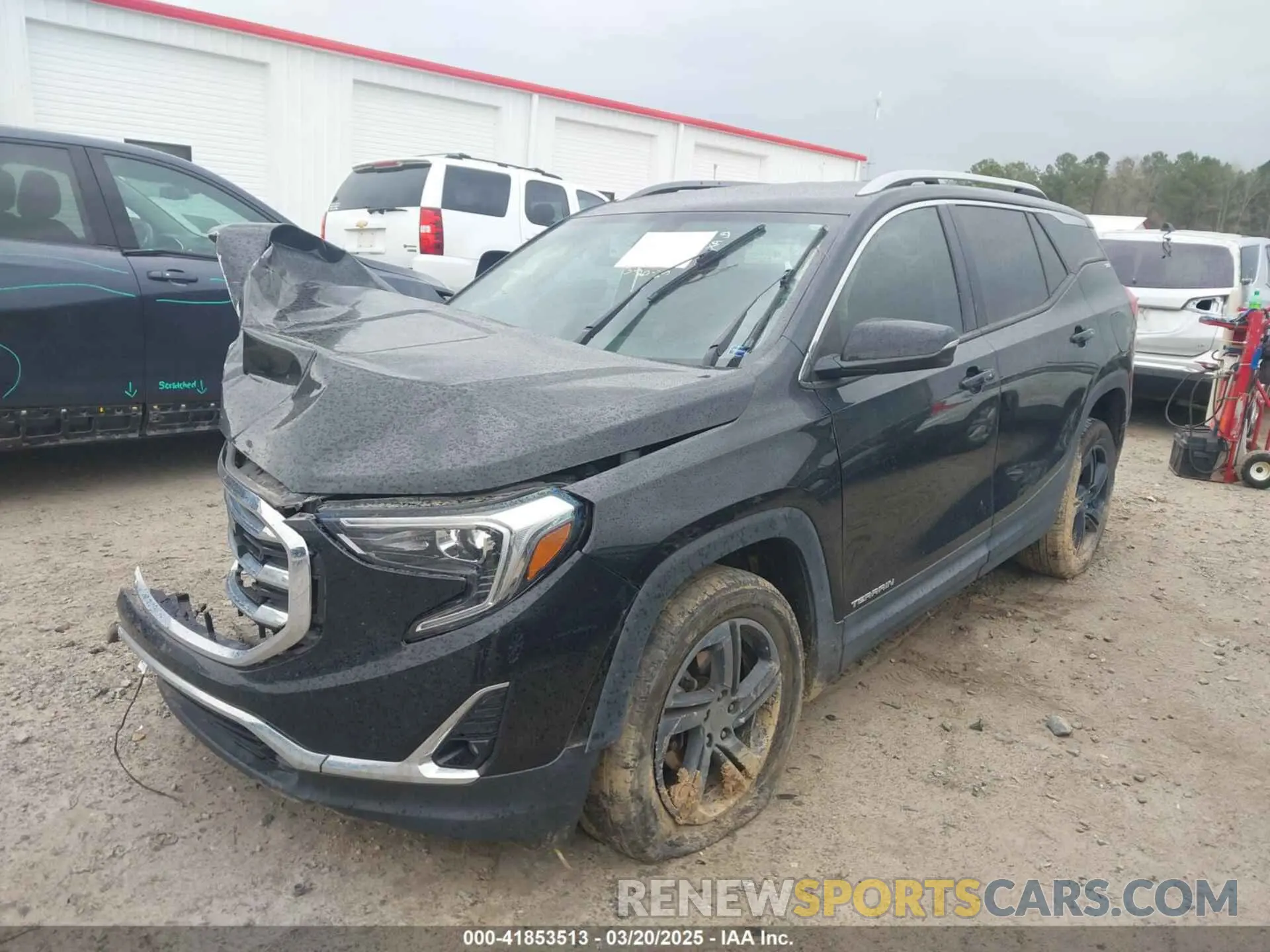 2 fotografías del automóvil dañado 3GKALVEV0LL277756 GMC TERRAIN 2020