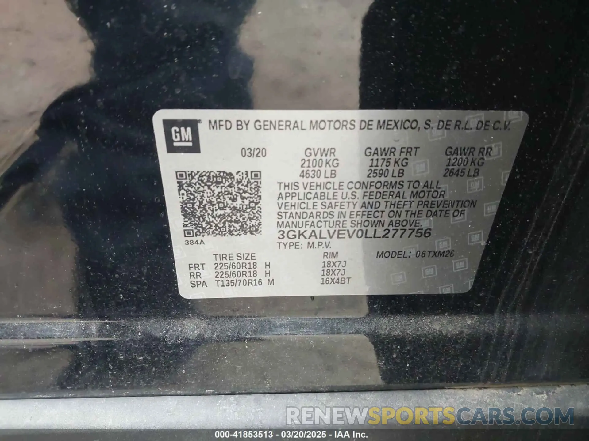 9 fotografías del automóvil dañado 3GKALVEV0LL277756 GMC TERRAIN 2020