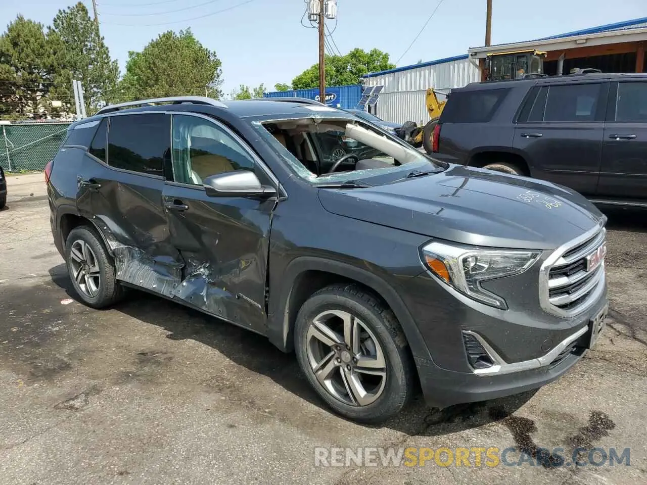 4 fotografías del automóvil dañado 3GKALVEV1LL125257 GMC TERRAIN 2020