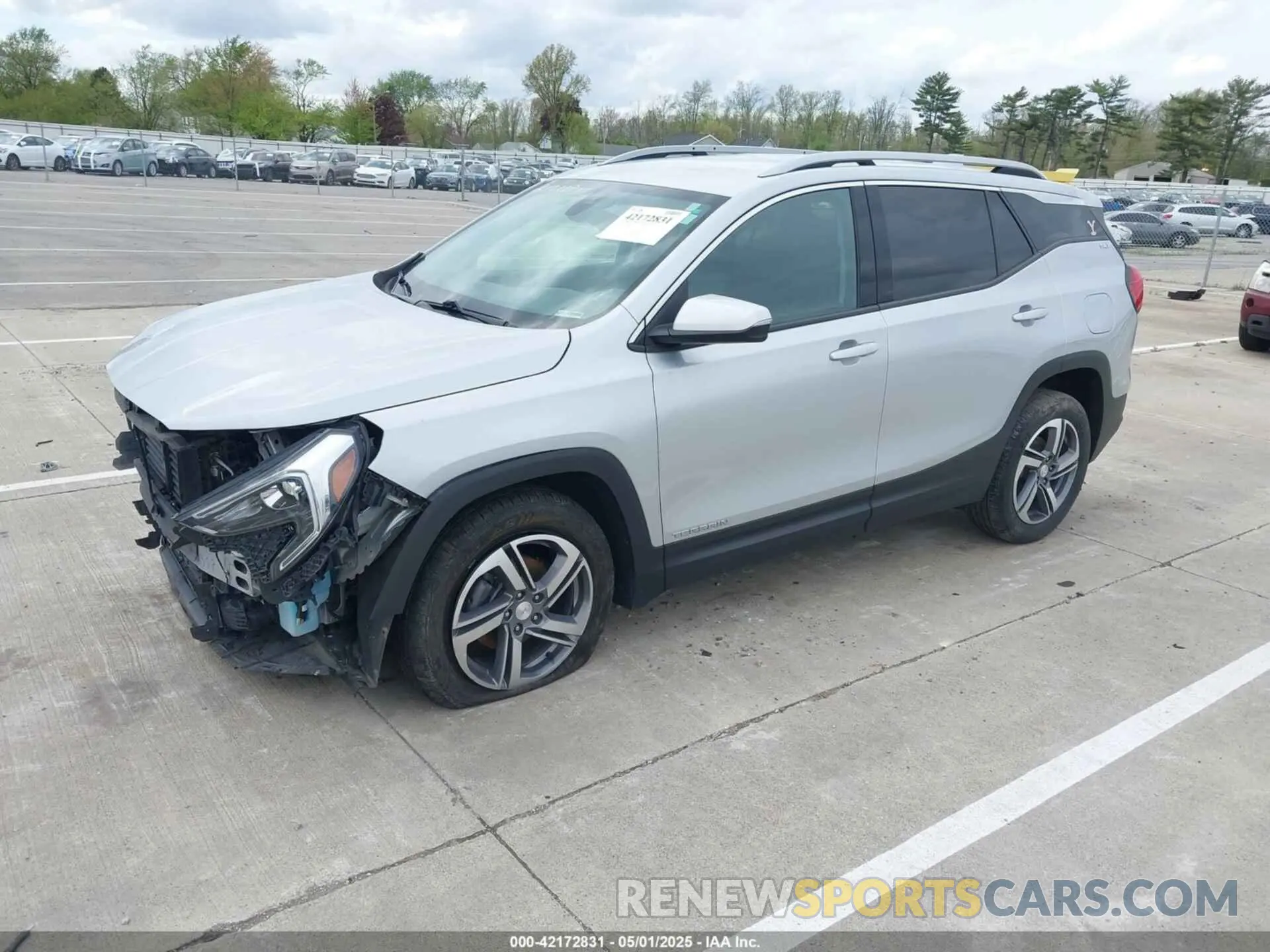 2 fotografías del automóvil dañado 3GKALVEV3LL267285 GMC TERRAIN 2020