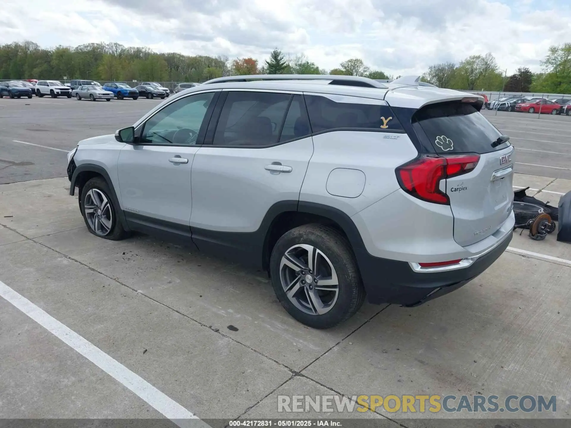 3 fotografías del automóvil dañado 3GKALVEV3LL267285 GMC TERRAIN 2020