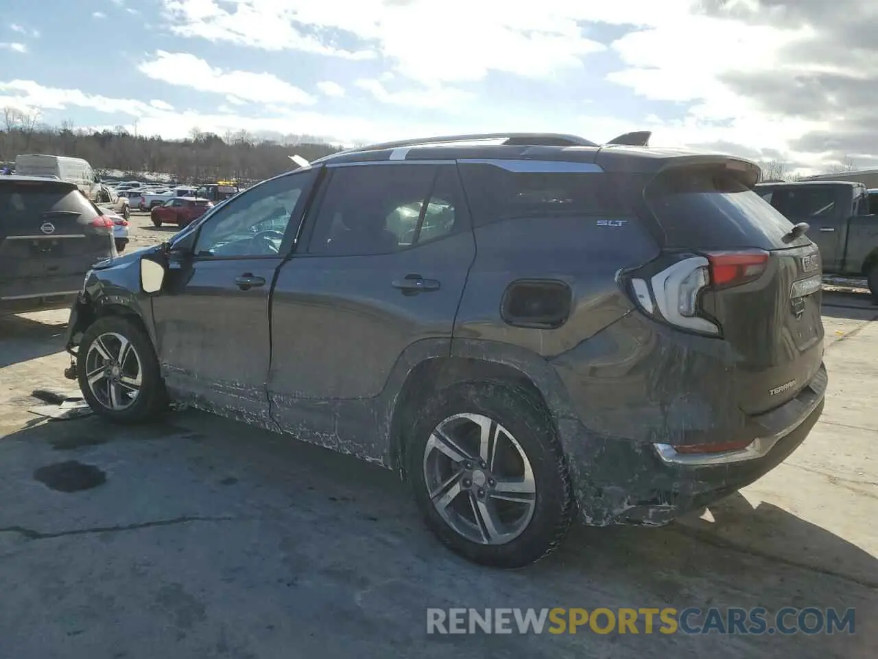 2 fotografías del automóvil dañado 3GKALVEV4LL105679 GMC TERRAIN 2020
