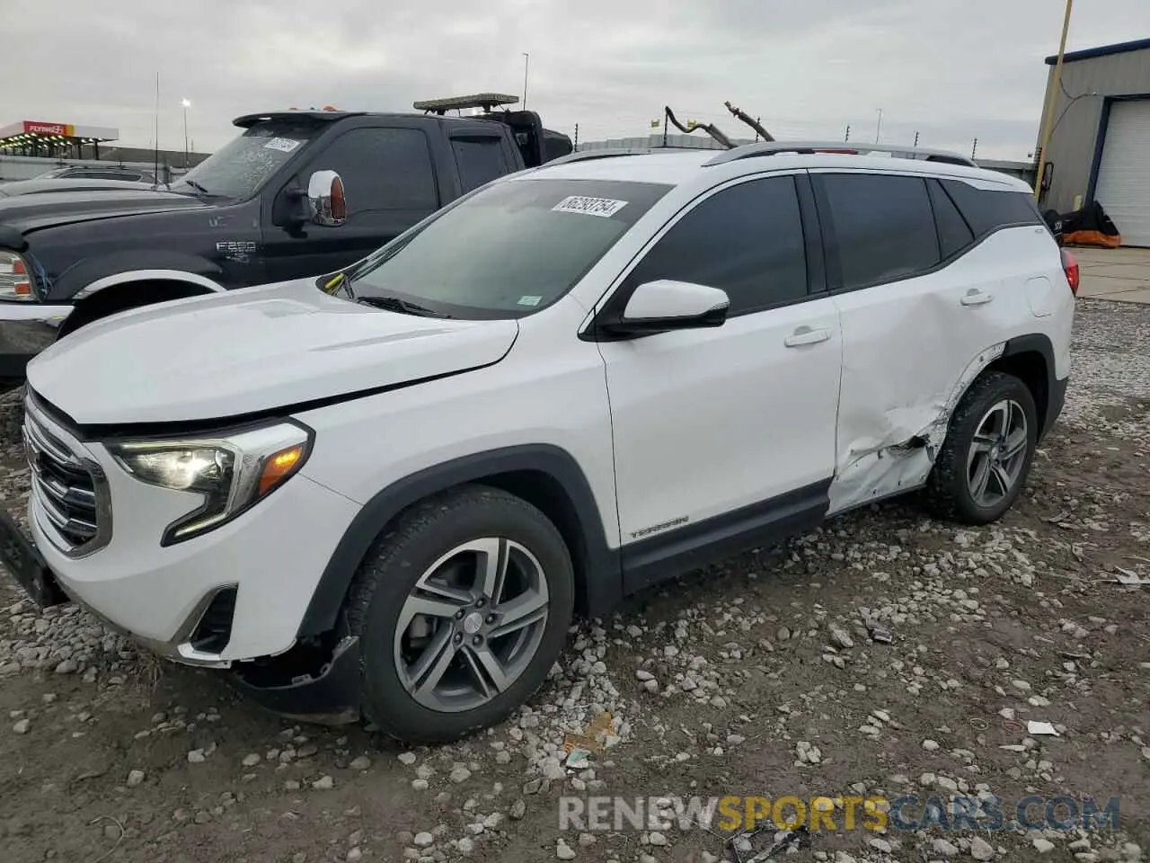 1 fotografías del automóvil dañado 3GKALVEV4LL255355 GMC TERRAIN 2020