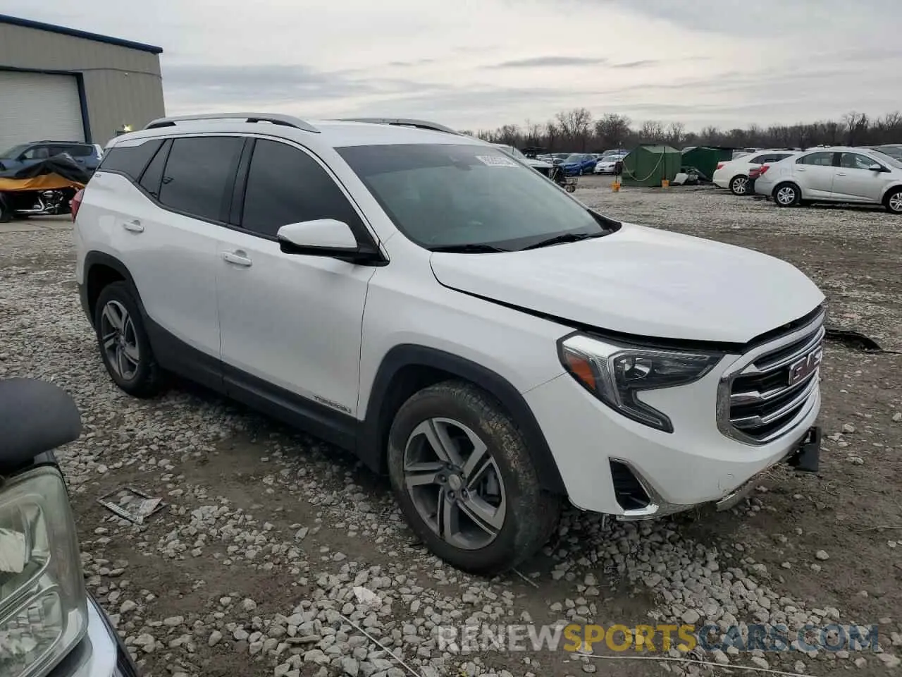 4 fotografías del automóvil dañado 3GKALVEV4LL255355 GMC TERRAIN 2020