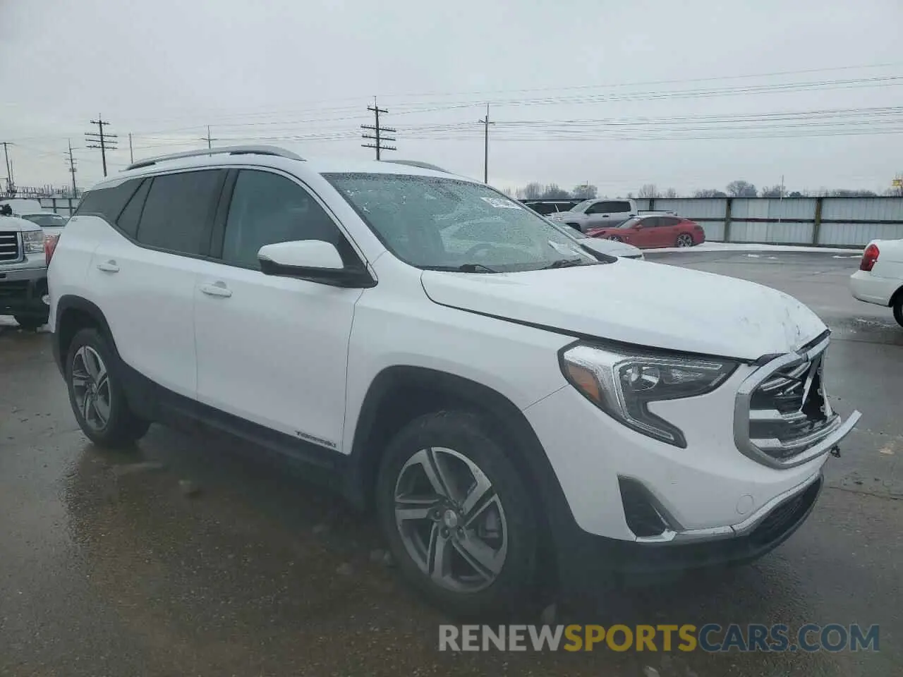 4 fotografías del automóvil dañado 3GKALVEV5LL177264 GMC TERRAIN 2020