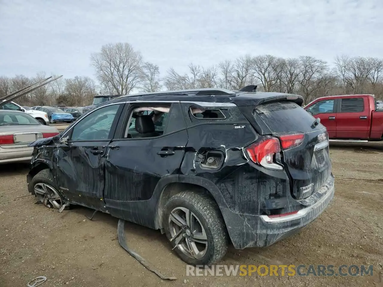 2 fotografías del automóvil dañado 3GKALVEV5LL265232 GMC TERRAIN 2020
