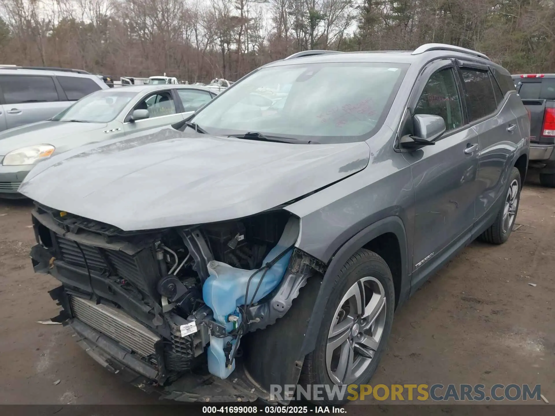 2 fotografías del automóvil dañado 3GKALVEV6LL103240 GMC TERRAIN 2020