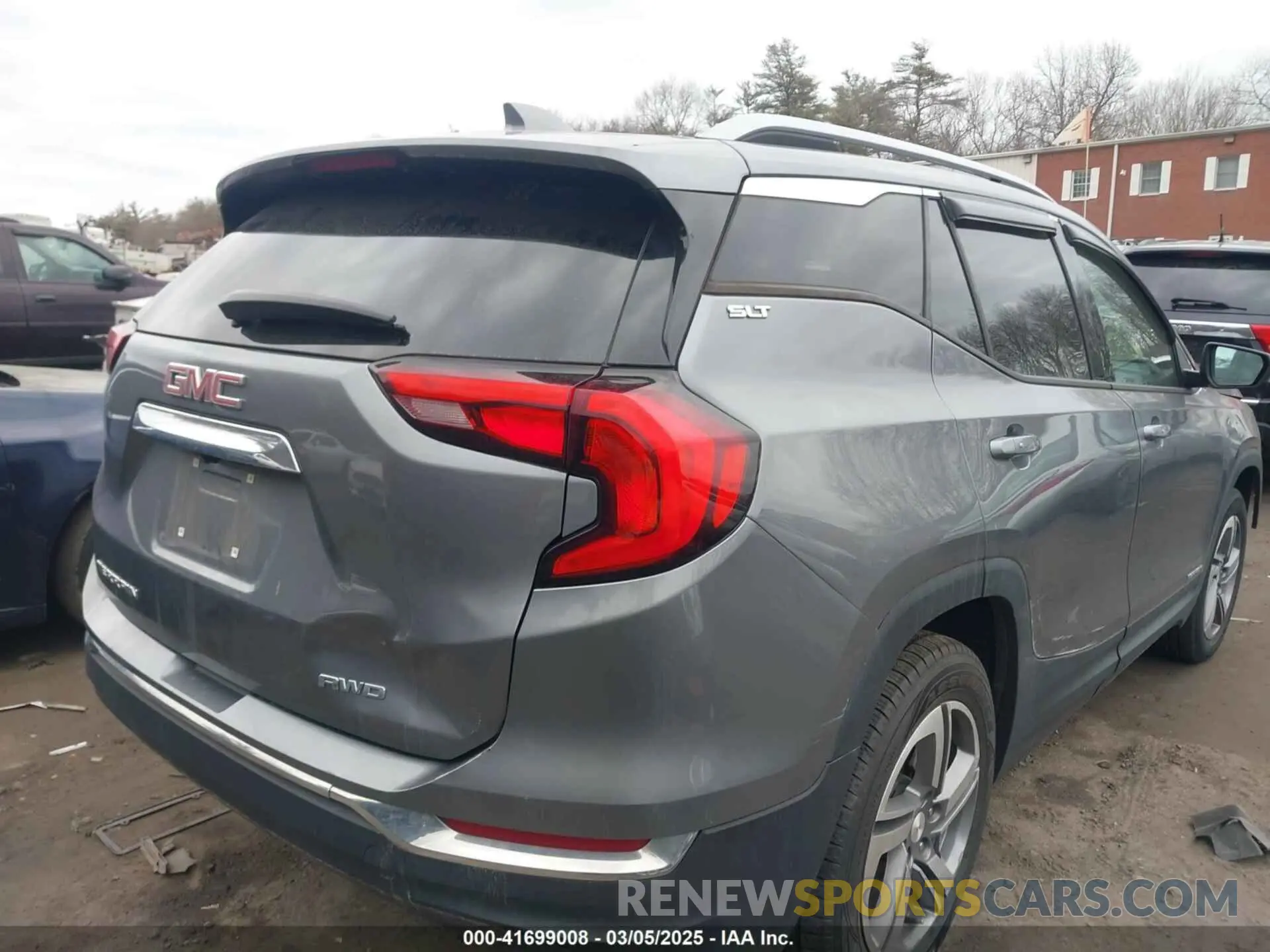 4 fotografías del automóvil dañado 3GKALVEV6LL103240 GMC TERRAIN 2020