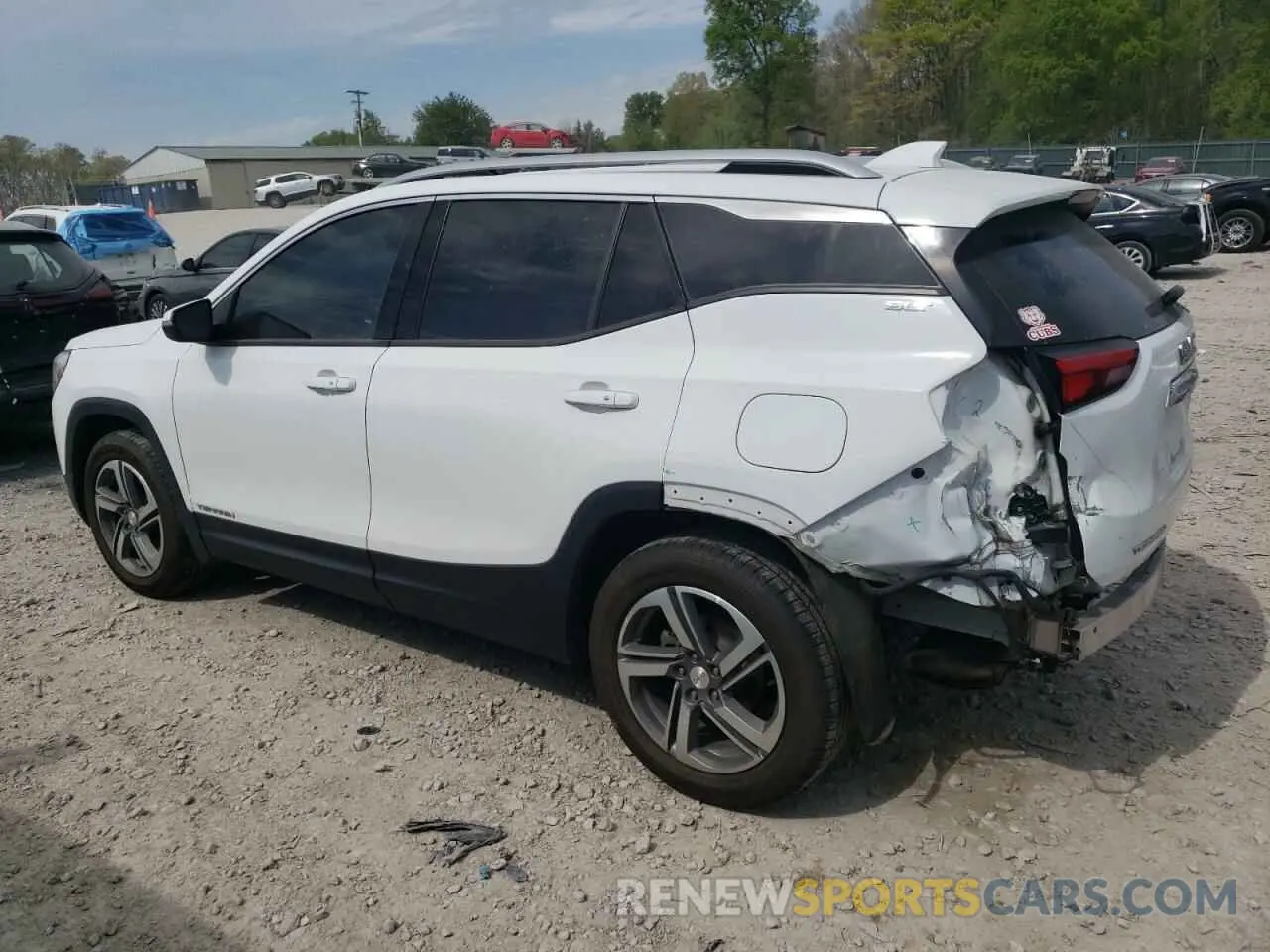 2 fotografías del automóvil dañado 3GKALVEV7LL114148 GMC TERRAIN 2020