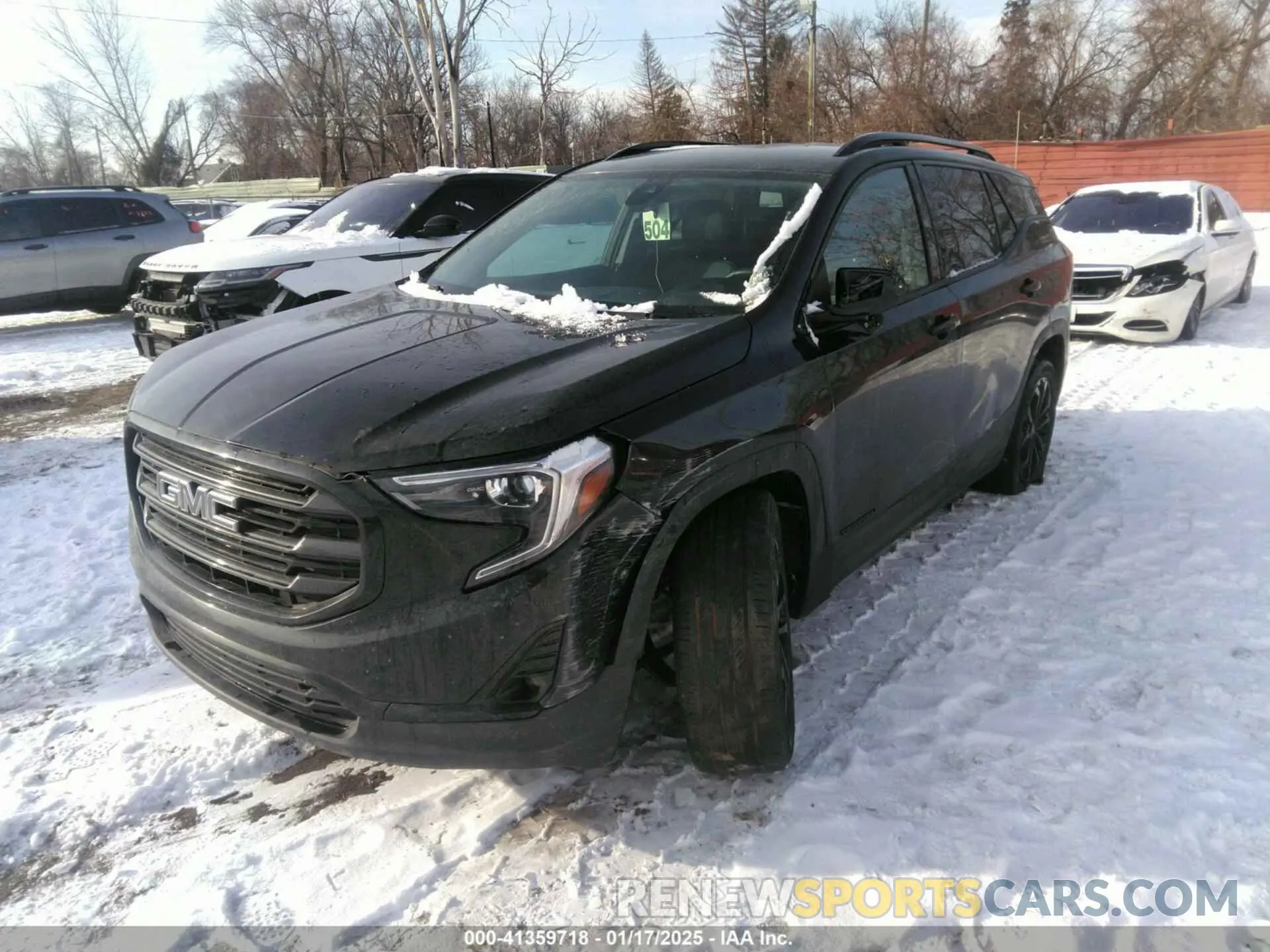 2 fotografías del automóvil dañado 3GKALVEV7LL177007 GMC TERRAIN 2020