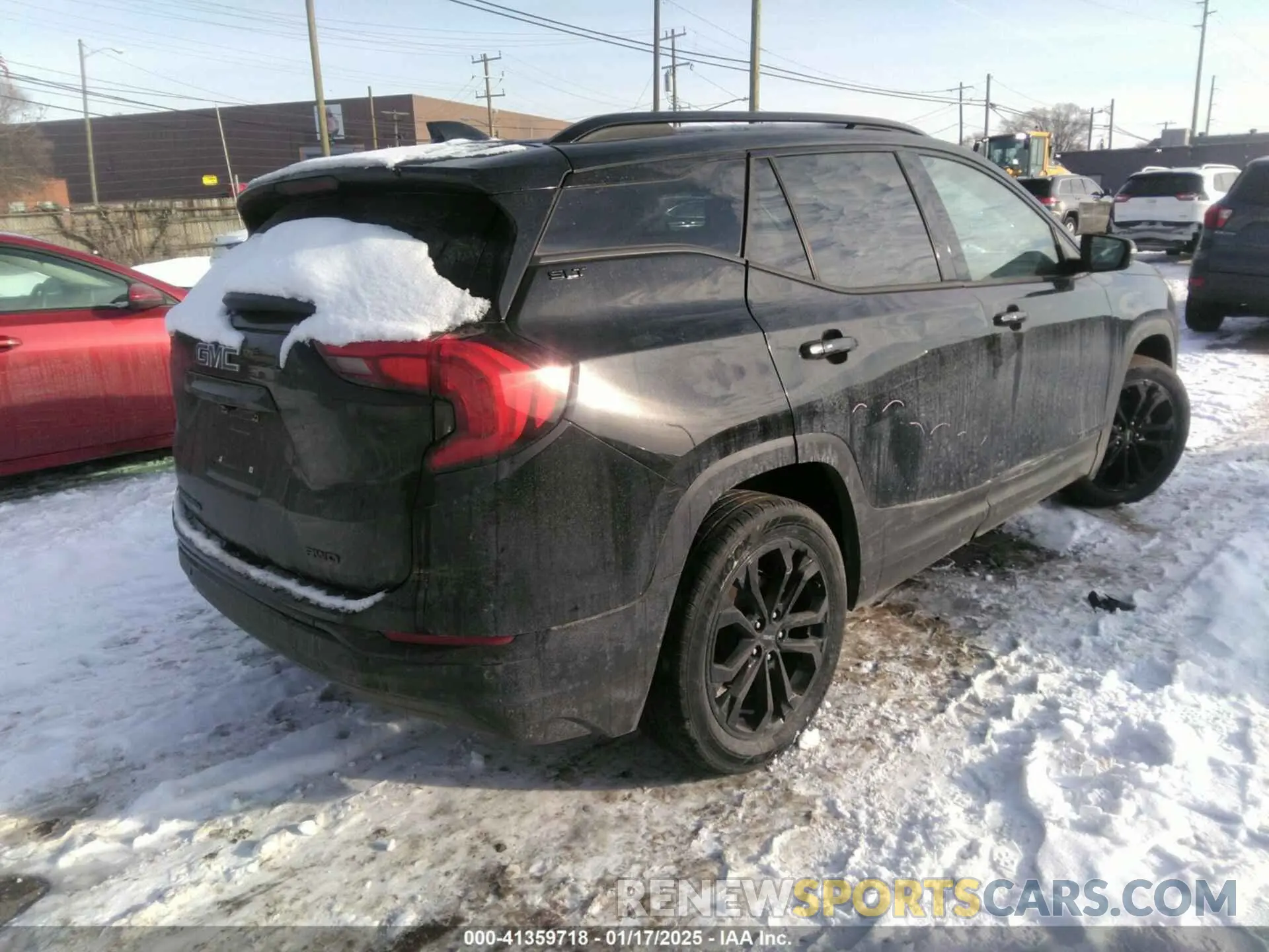 4 fotografías del automóvil dañado 3GKALVEV7LL177007 GMC TERRAIN 2020