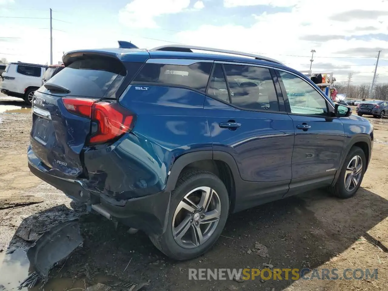 3 fotografías del automóvil dañado 3GKALVEVXLL166504 GMC TERRAIN 2020