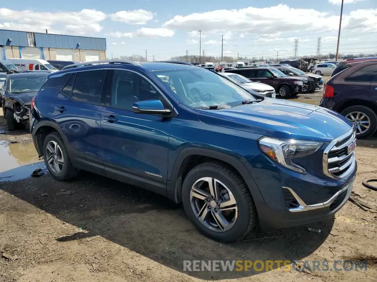 4 fotografías del automóvil dañado 3GKALVEVXLL166504 GMC TERRAIN 2020