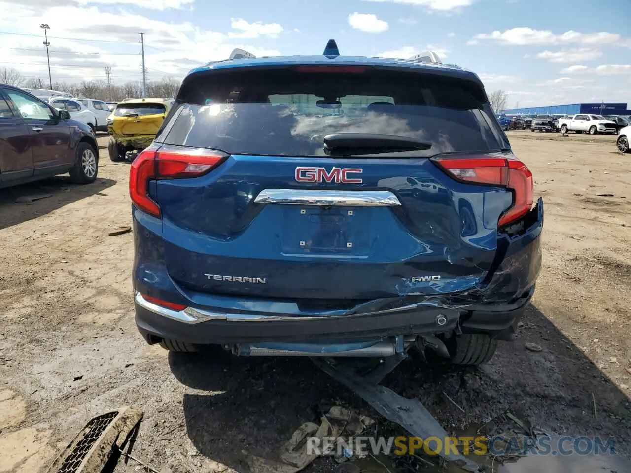 6 fotografías del automóvil dañado 3GKALVEVXLL166504 GMC TERRAIN 2020
