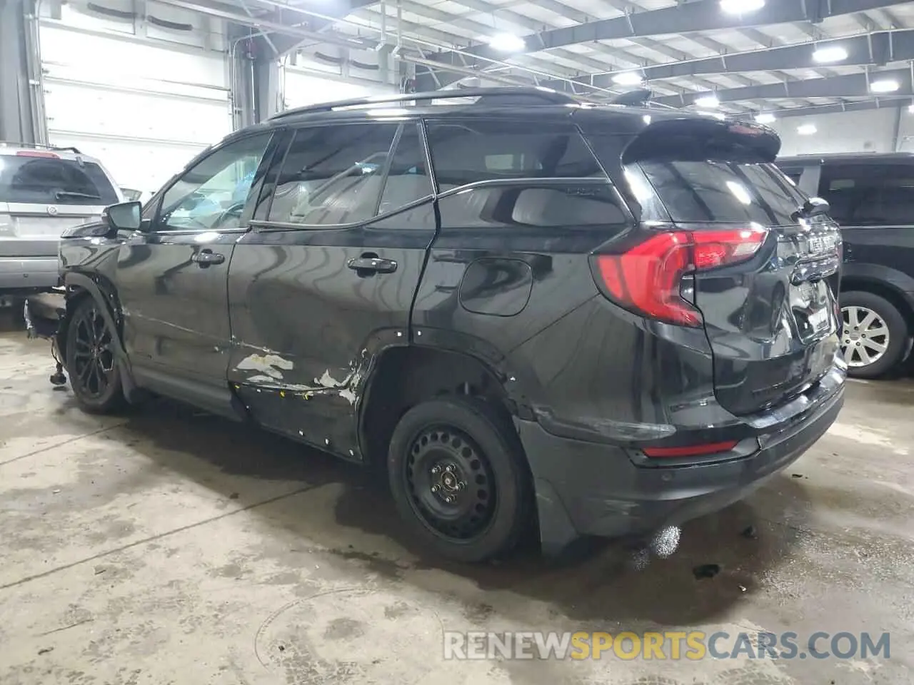 2 fotografías del automóvil dañado 3GKALVEVXLL343813 GMC TERRAIN 2020