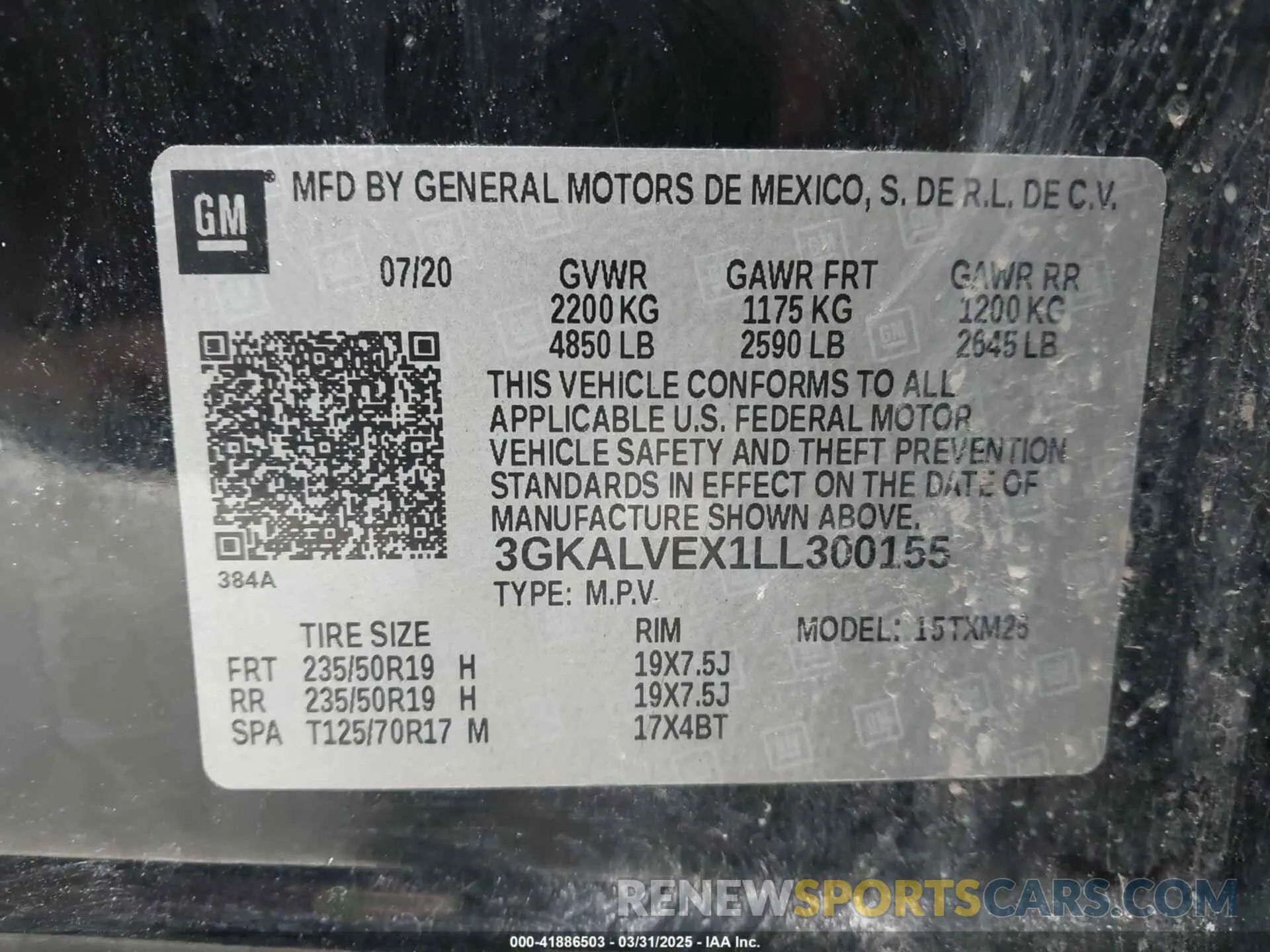 9 fotografías del automóvil dañado 3GKALVEX1LL300155 GMC TERRAIN 2020
