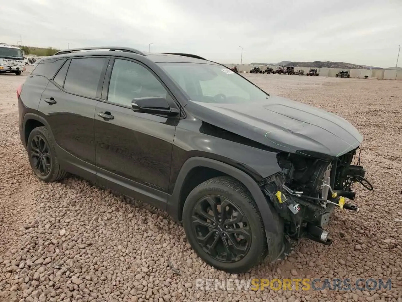 4 fotografías del automóvil dañado 3GKALVEX2LL200629 GMC TERRAIN 2020
