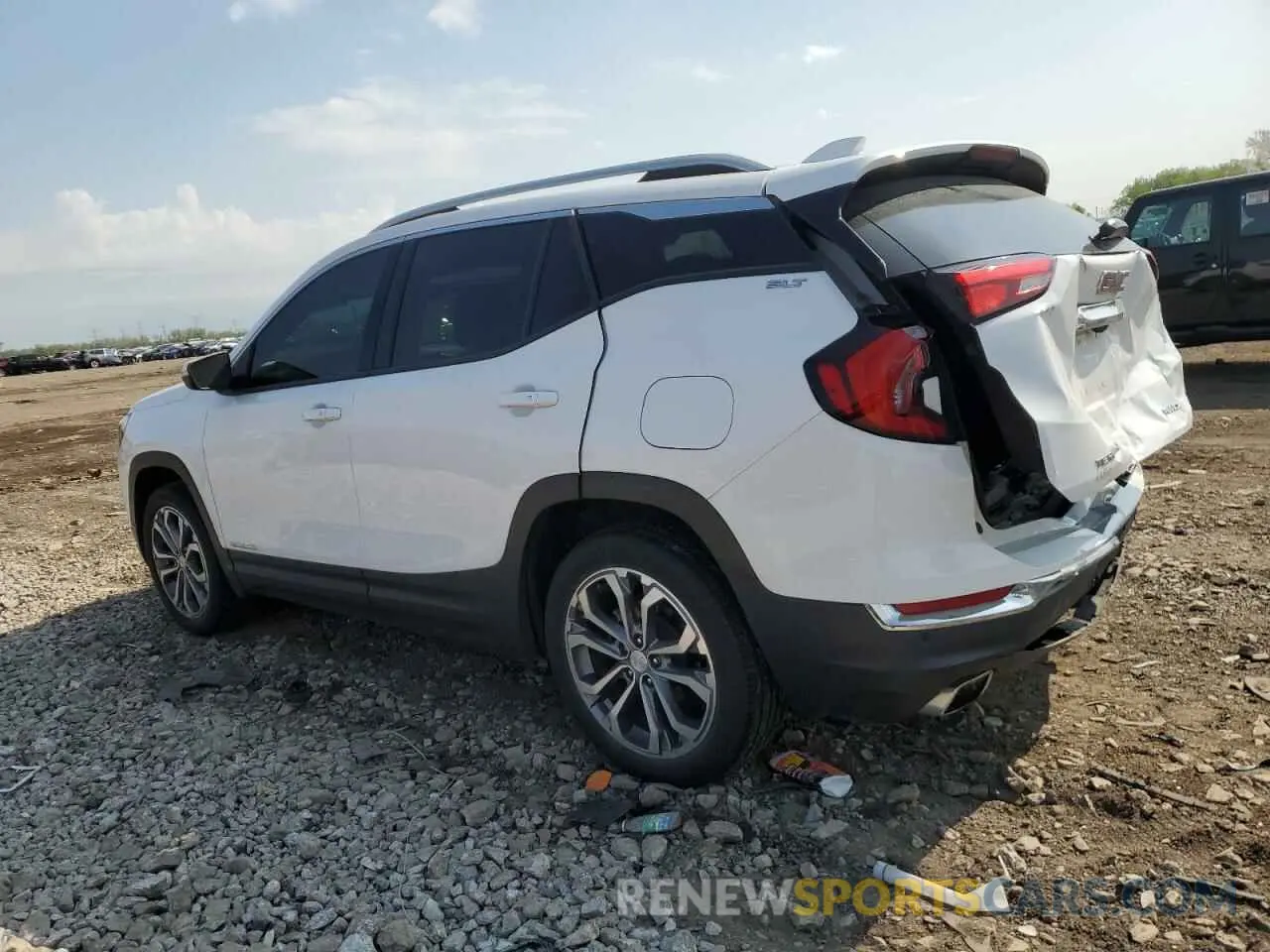 2 fotografías del automóvil dañado 3GKALVEX5LL245970 GMC TERRAIN 2020
