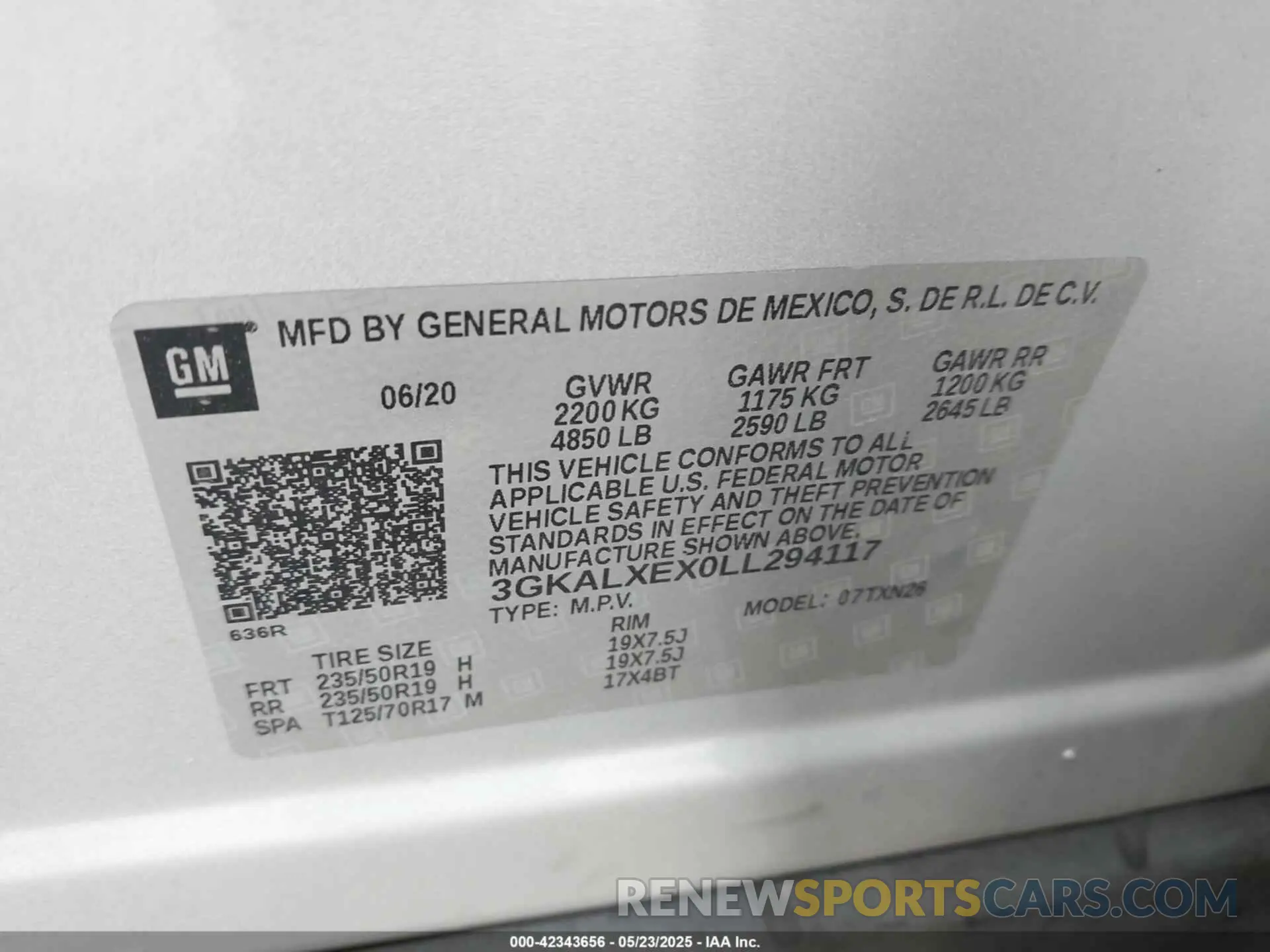 9 fotografías del automóvil dañado 3GKALXEX0LL294117 GMC TERRAIN 2020