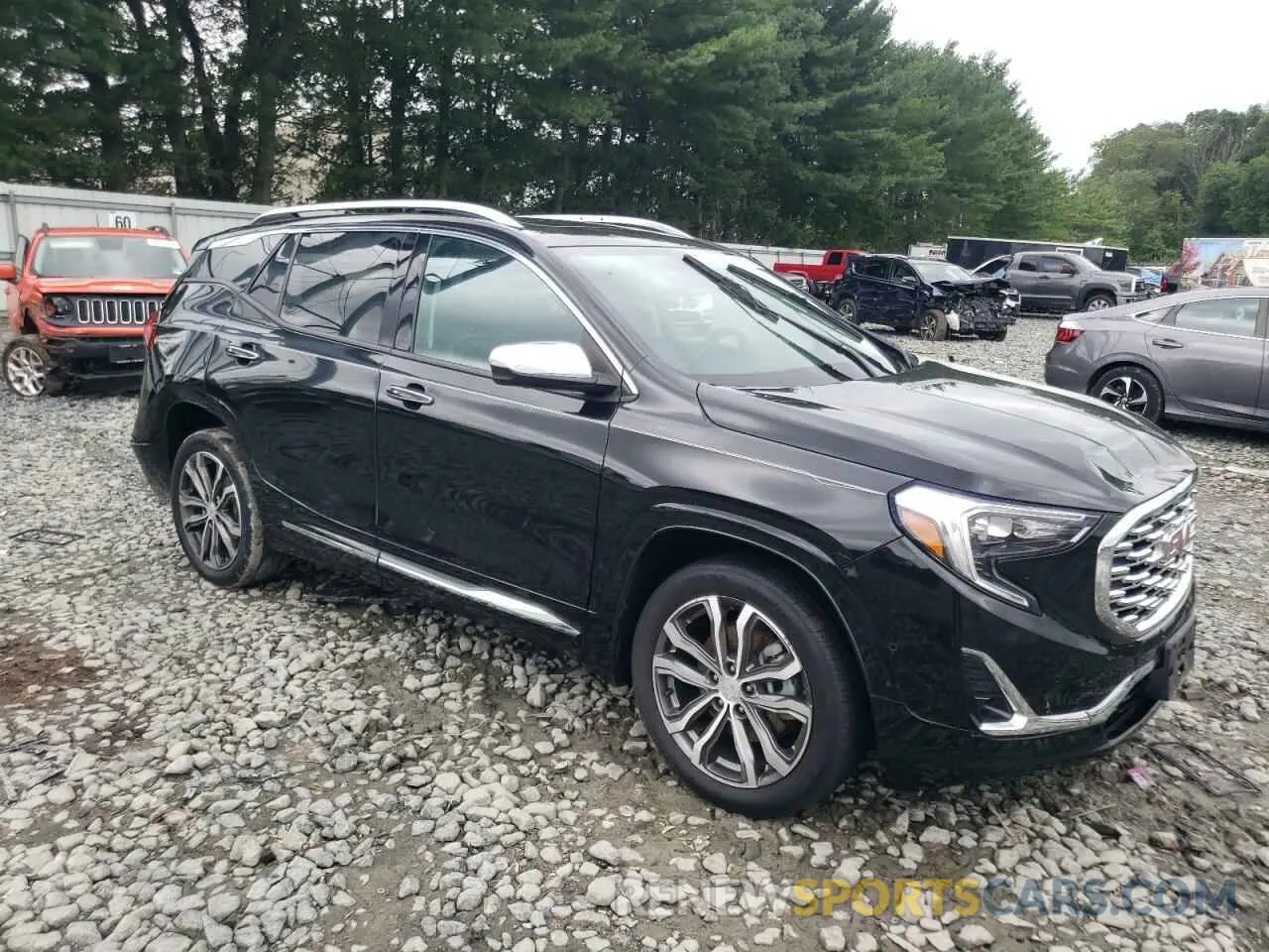 4 fotografías del automóvil dañado 3GKALXEX3LL303117 GMC TERRAIN 2020