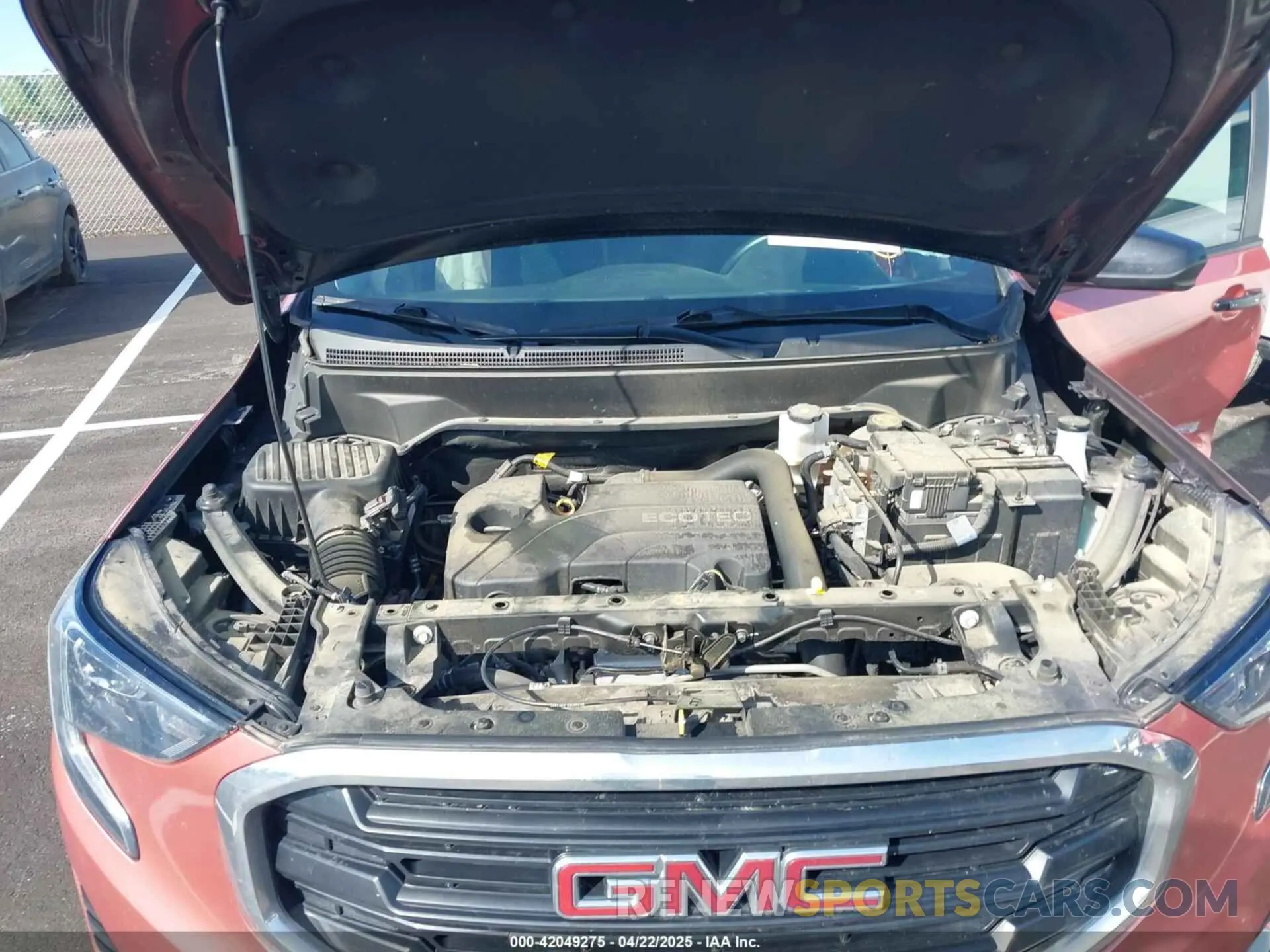 10 fotografías del automóvil dañado 3GKALMEV0ML307124 GMC TERRAIN 2021