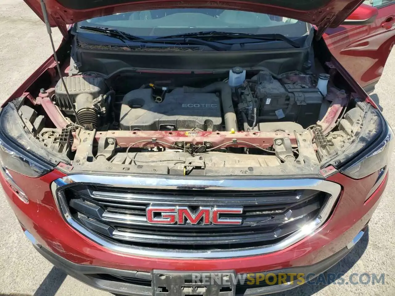12 fotografías del automóvil dañado 3GKALMEV0ML314123 GMC TERRAIN 2021