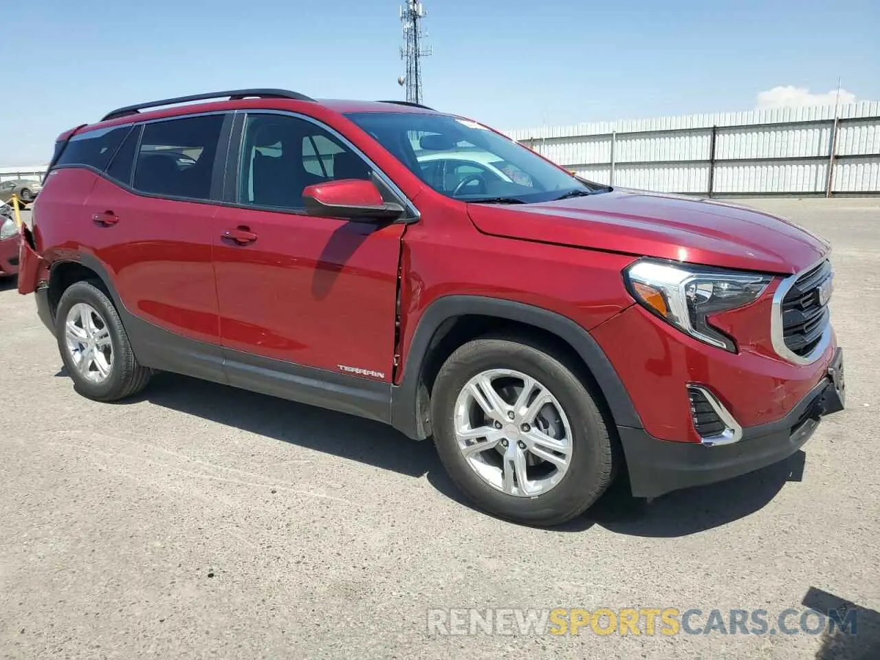 4 fotografías del automóvil dañado 3GKALMEV0ML314123 GMC TERRAIN 2021