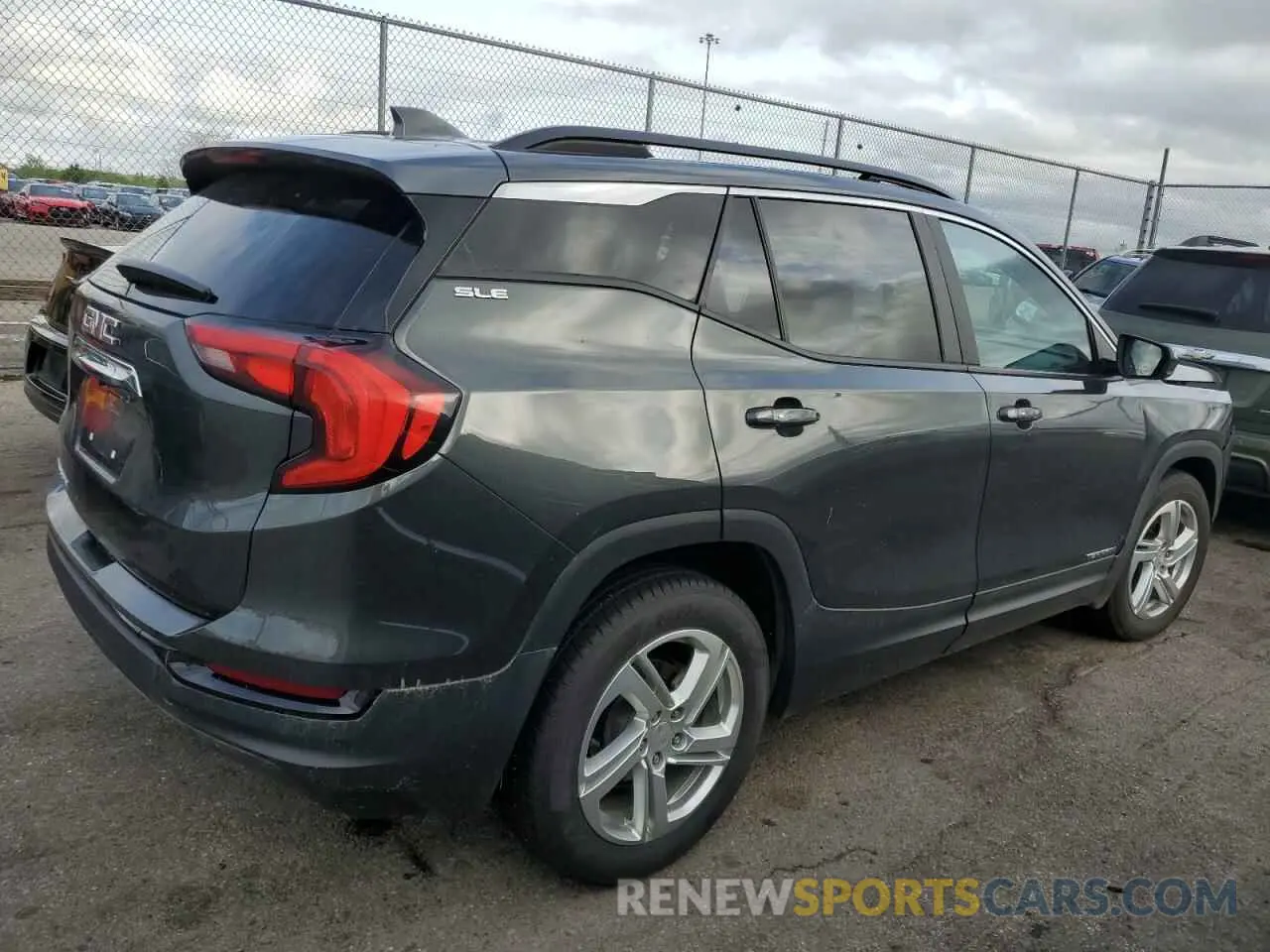 3 fotografías del automóvil dañado 3GKALMEV0ML323503 GMC TERRAIN 2021