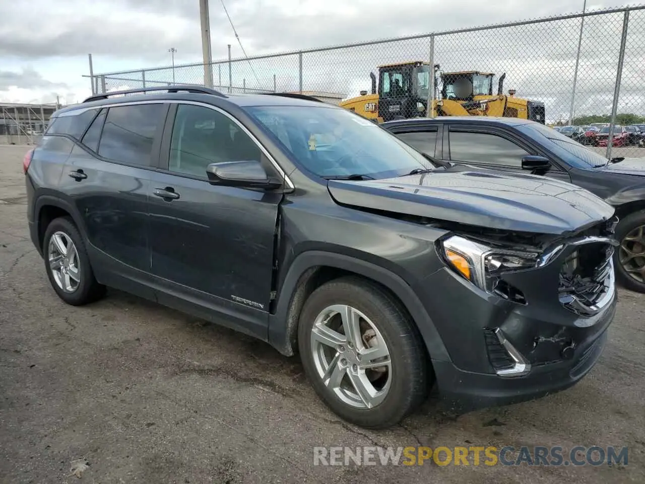 4 fotografías del automóvil dañado 3GKALMEV0ML323503 GMC TERRAIN 2021